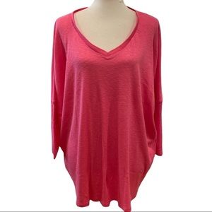 NEW ARMADIO v neck Dolman sleeve coral
Pink top Sz XL